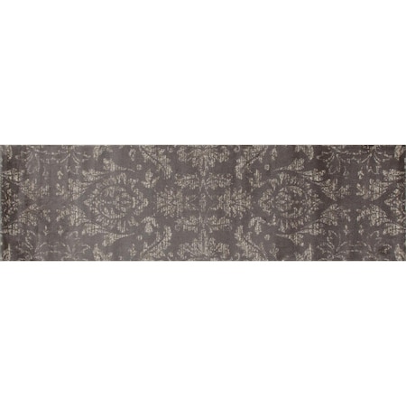 Art Carpet 2 X 8 Ft. Arabella Collection Arabesque Woven Area Rug, Gray 841864103340